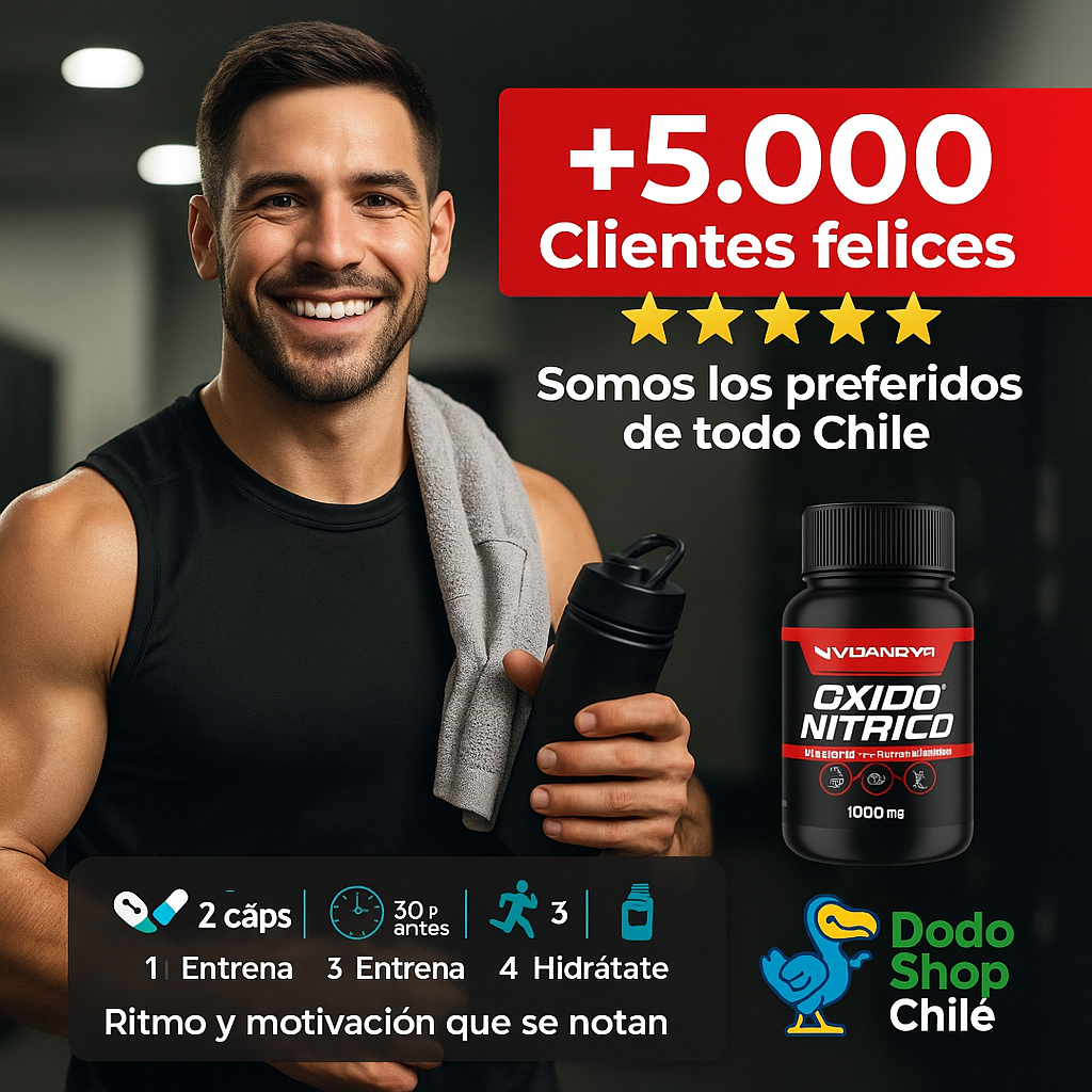 OXIDO NITRICO 1000MG 60 CAPS
